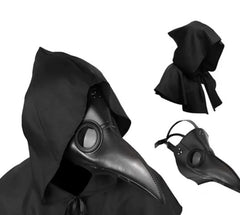 Black Plague Doctor Halloween Mask