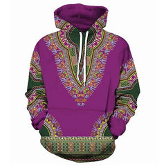 African Folk Custom 3D Print Hoodies