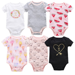 Baby Clothes 6-Piece Cotton Summer Set