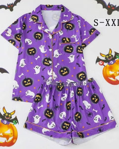 Spooky Chic Satin PJs