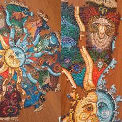 500-Piece Zodiac Sign Puzzle