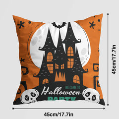 Halloween Spooky Pumpkin Pillow Cover