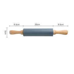 Thick Non-Slip Rolling Pin w/ Large Non-Stick Mat