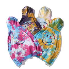 Tie-Dye Smiley Face Hoodies