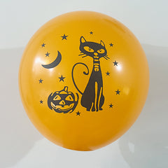 Spooky Skull Black Balloons