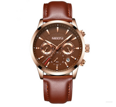 Stylish Black Gold Steel Sports Watch