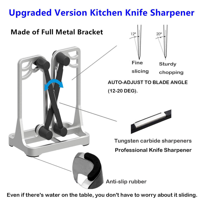 New Kitchen Knife Sharpener w/ Tungsten Steel Stone