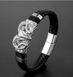 Constellation Stainless Steel Braided Bracelet