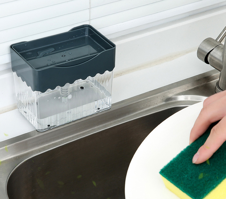 Automatic Press Liquid Dispenser for Kitchen Cleaning