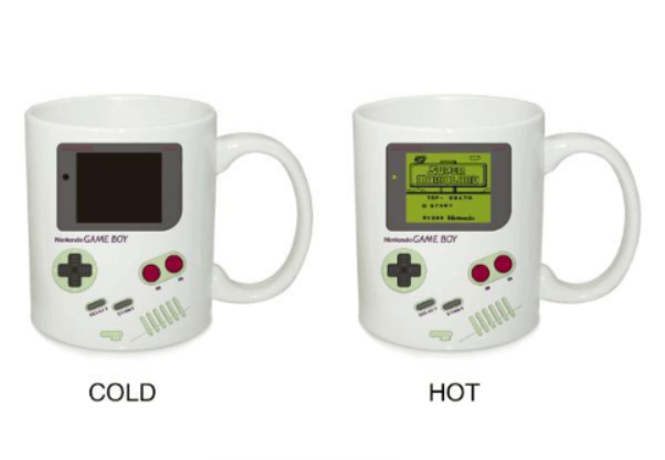 Funny Heat Sensitive Color Changing Gameboy Ceramic Mug