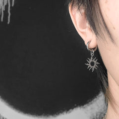 Sunflower Earrings in Stainless Steel