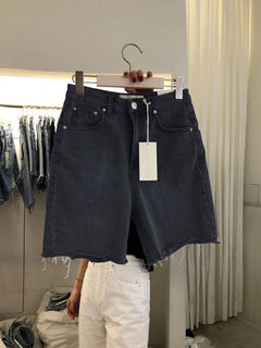 Summer Breeze Loose-Fit Denim Shorts